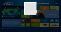 Desktop Screenshot of cikarangdryport.com